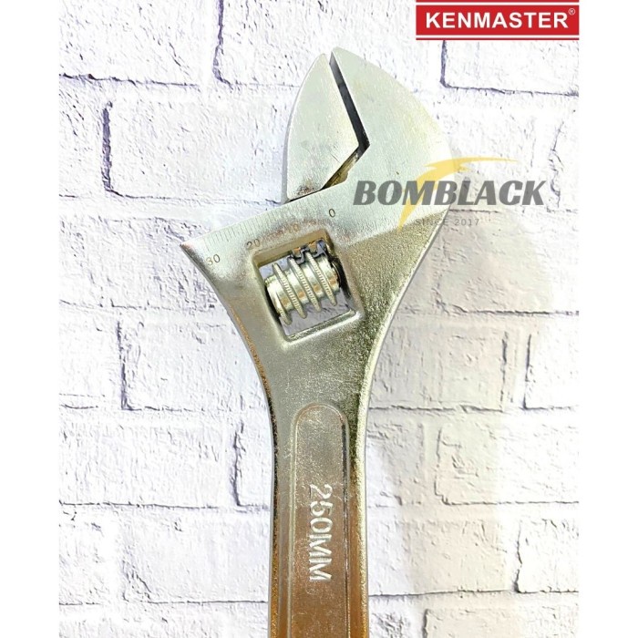 KENMASTER Kunci Inggris 8 inch 200mm CHROME