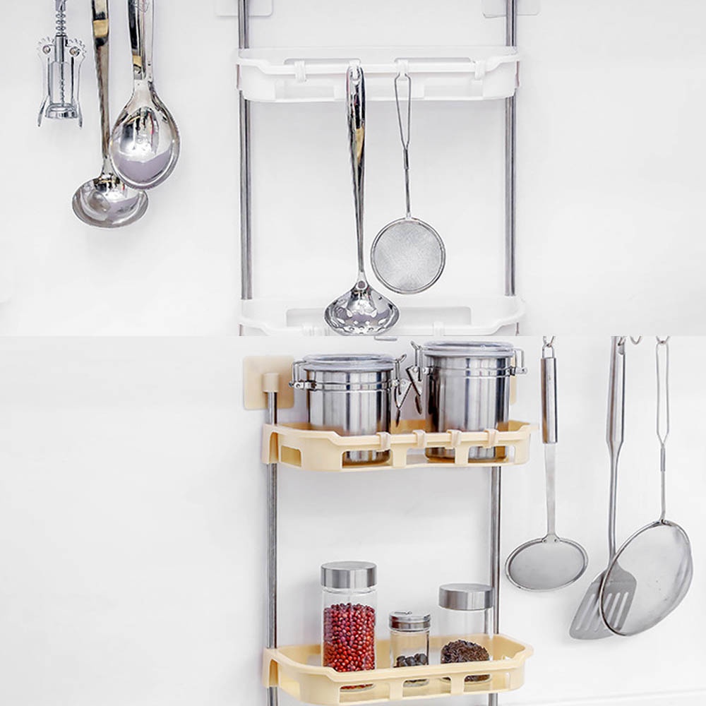 Rak 3 Layers Toilet Multifunctional Rack Kamar Mandi 3 Susun - Rak Serbaguna Tempat Organizer Sabun Shampo Tissue Kop Tempel Tanpa Paku R399