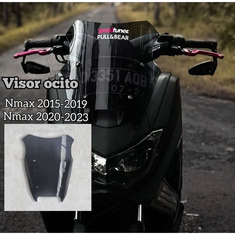 Visor Nmax Windshield Model TDR Sirip/Ocito Nmax New 2020-2023 /Nmax old 2015-2019 Tameng kaca Depan Winsil Nmax Best Quality