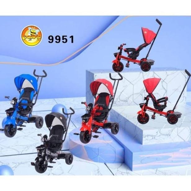 SEPEDA ANAK RODA TIGA BABY TRICYCLE PACIFIC 9951 BISA HADAP DEPAN GRRT646546Y
