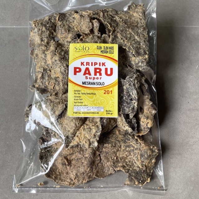 

KERIPIK PARU SAPI SUPER MESRAN