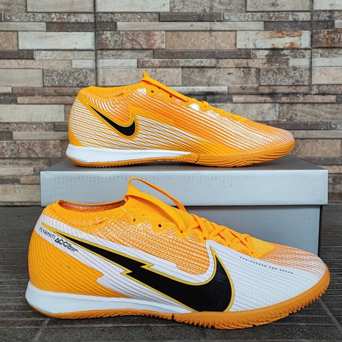 SEPATU FUTSAL NIKE MERCURIAL VAPOR13 ELITE LASER OREN IC
