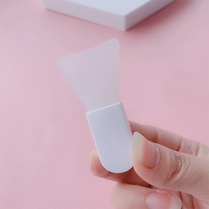 【Bayar di tempat】2023 mode baru Brush Makeup Mini Portable Bahan Silikon Untuk Masker Wajah Kuas Masker Wajah Premium Silikon Silicone Brush Face Mask