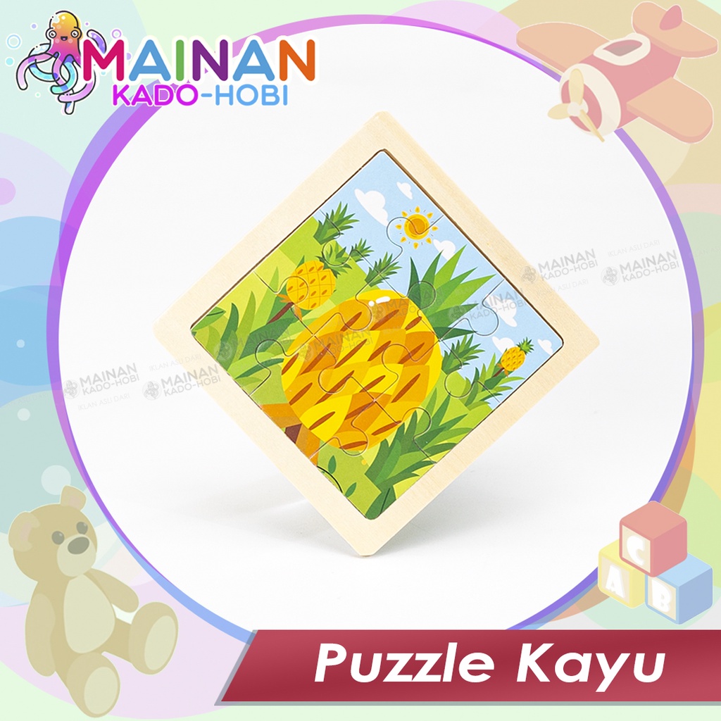 HADIAH ULANG TAHUN ANAK MAINAN PREMIUM WOODEN PUZZLE TOYS