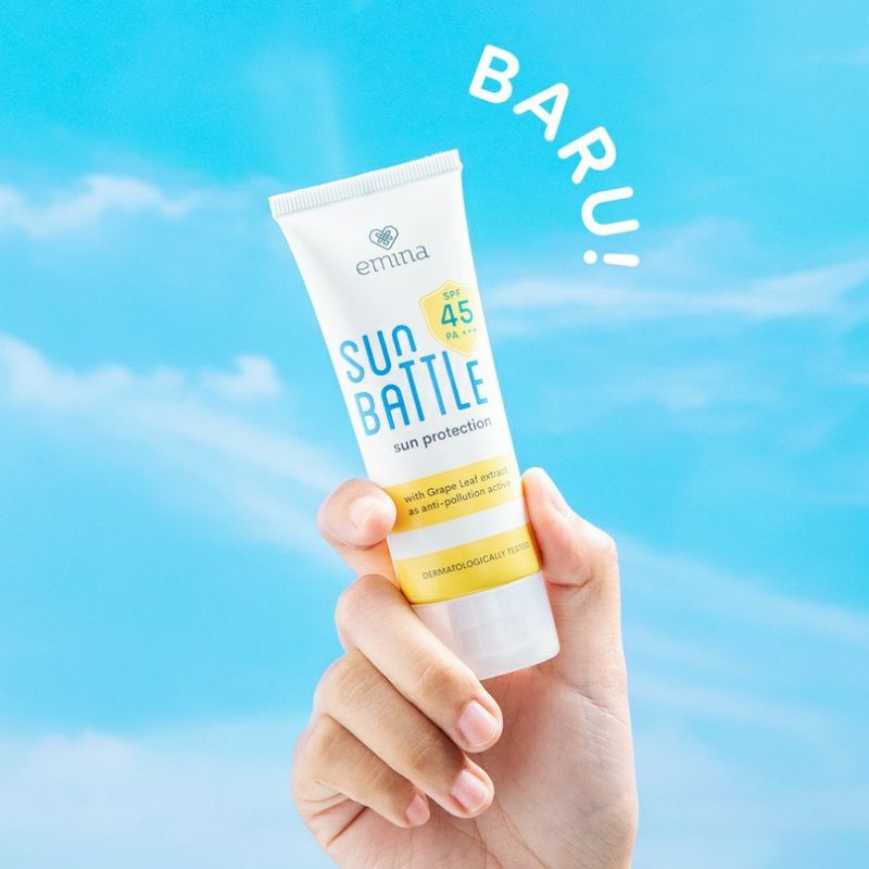 Emina Sun Battle SPF45 PA+++ 30ml | SUNSCREEN EMINA | SUNSCREEN WAJAH