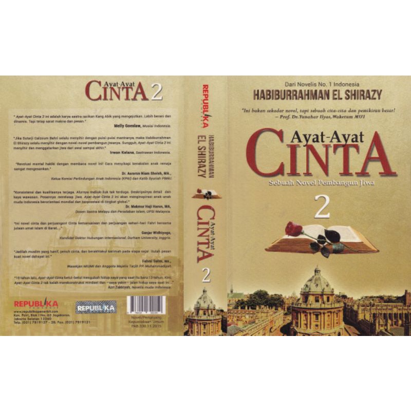 Jual Ayat-Ayat Cinta 2 ( Sebuah Novel Pembangun Jiwa ) - Habiburrahman ...