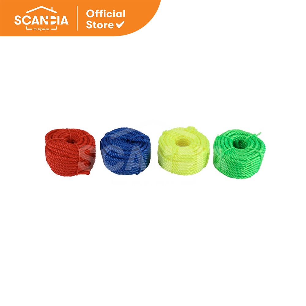 

SCANDIA Tali Plastik PE Rope Coil 4mmx25m (HY0001)
