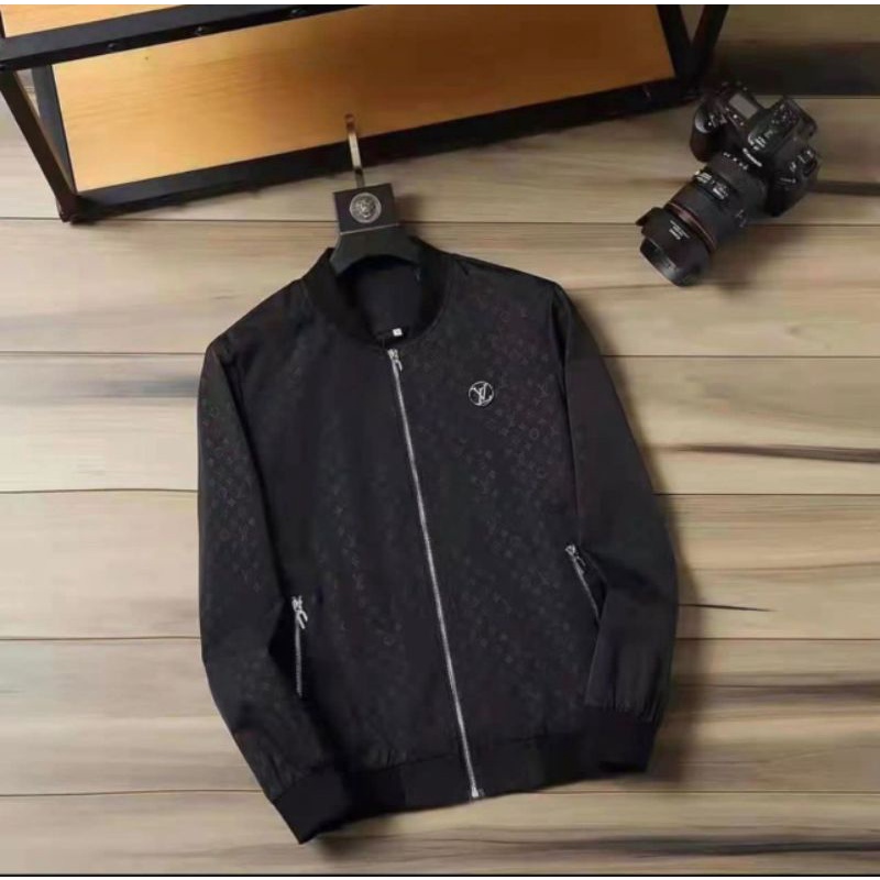 JAKET PRIA BLACK LV533 NEW BRANDED MIROR