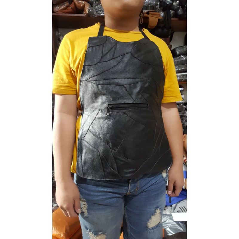 Rompi Motor Pelindung Dada Pria Wanita Rompi Motor Asli Kulit Rompi Anti Air Anti Api