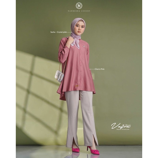 Blouse Wanita Terbaru by Nadheera Luxury / Vajra Blouse / Baju Atasan Wanita / Blouse Hitam / Blouse