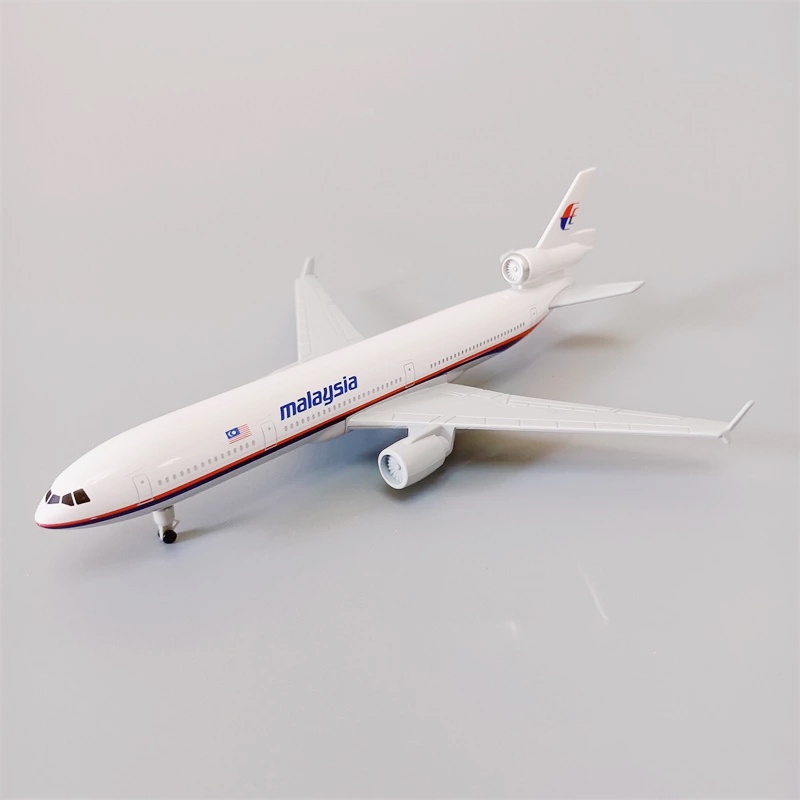 Malaysia Airlines MD-11 Diecast Model Pesawat MAS MD11 Model Pesawat Dengan Landing Gear