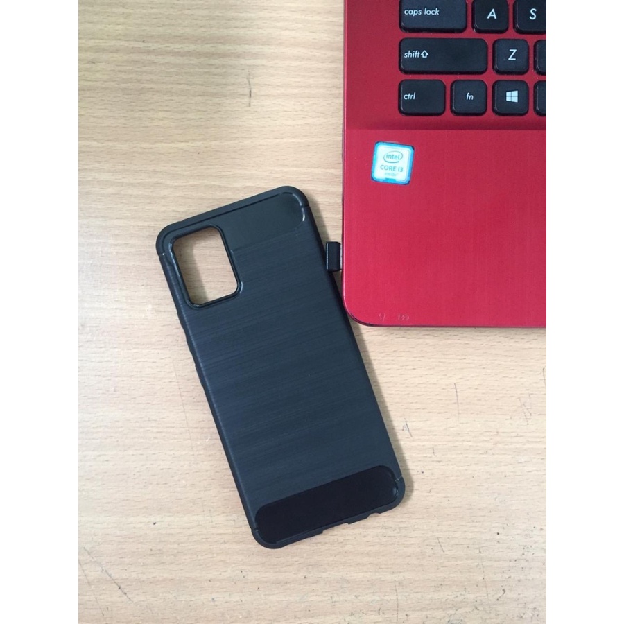 VIVO Y16 V20 V21 5G V21 4G CASE IPAKY KARBON SOFTCASE SILIKON HITAM MOTIF CARBON CASING COVER KARET PELINDUNG BELAKANG