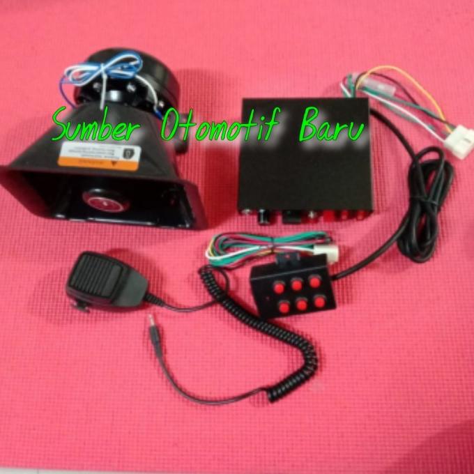 Toa Sirene Sirine Patwal Polisi Ampli Mobil 200 Watt 1Set