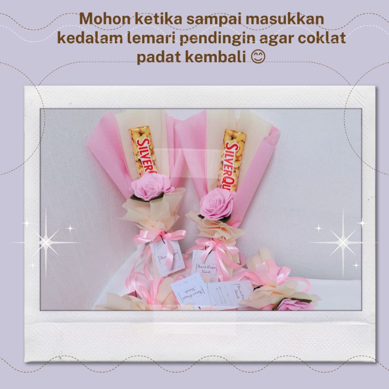 ( Silverqueen kecil 28gr ) Bucket Coklat Mini