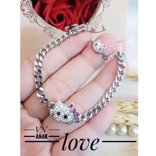 gelang cincin xuping anak putih glc012