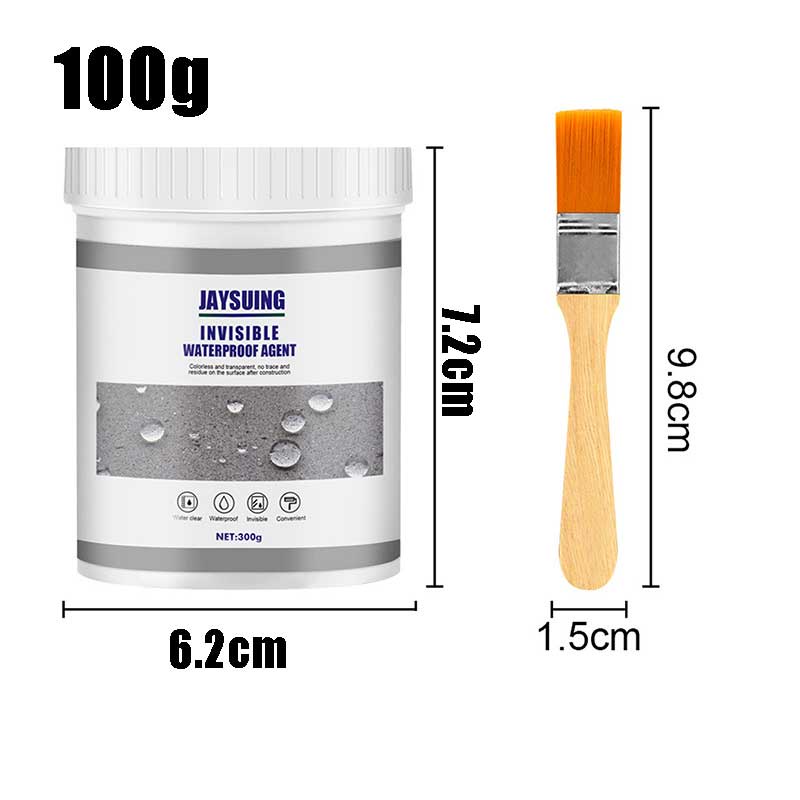 100g Jaysuing Waterproof Coating Invisible Waterproof Lem Tahan Air / Transparan Waterproof Insulating Sealant / Keramik Kamar Mandi Kolam