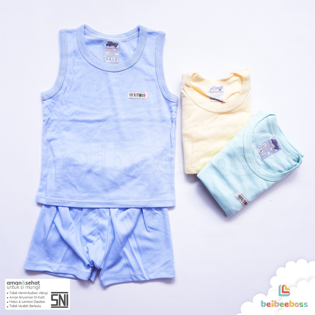 SETELAN KUTUNG POLOS  SNI BAJU BAYI