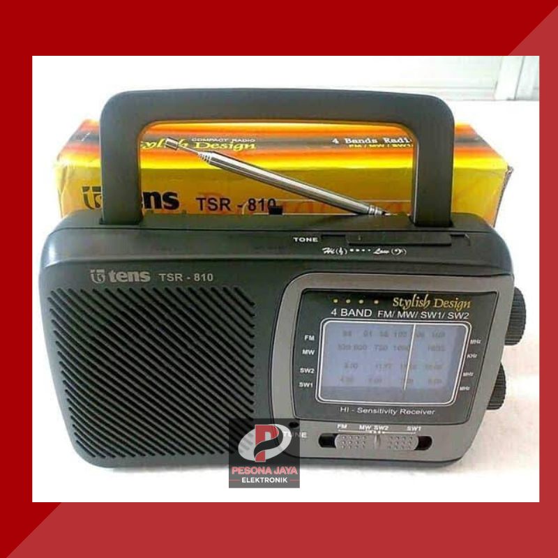 Tens TSR-810 Radio Portable - AM/FM