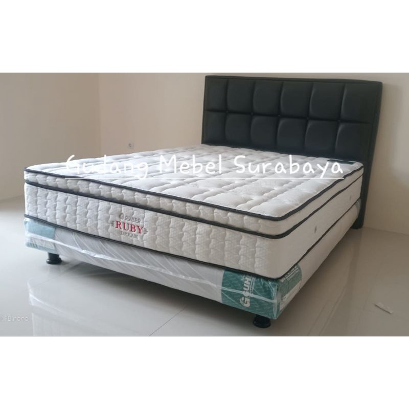 1SET GUHDO RUBY DREAM SPRINGLATEX (DIVAN+HEADBOARD LEGACY GUHDO)