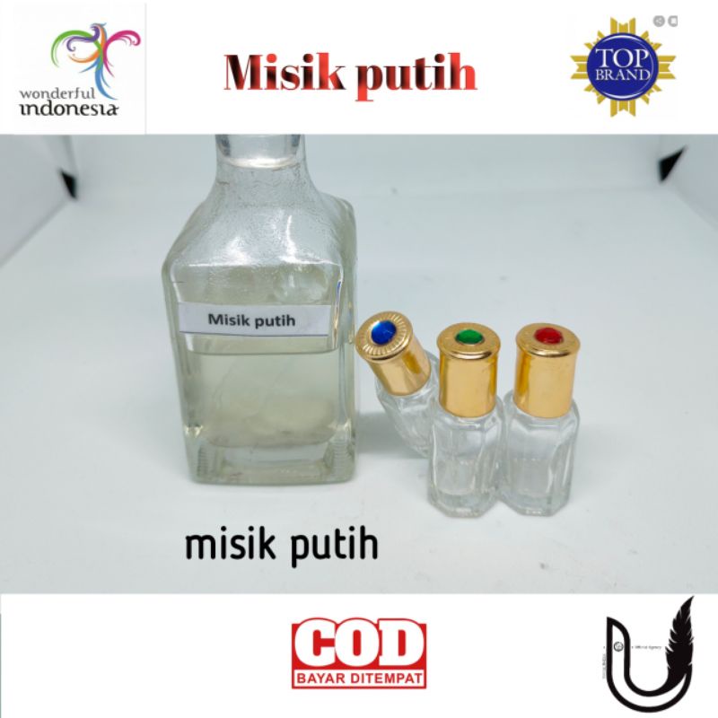 100% Original misik putih 3 ml - 6 ml | misik putih kualitas premium
