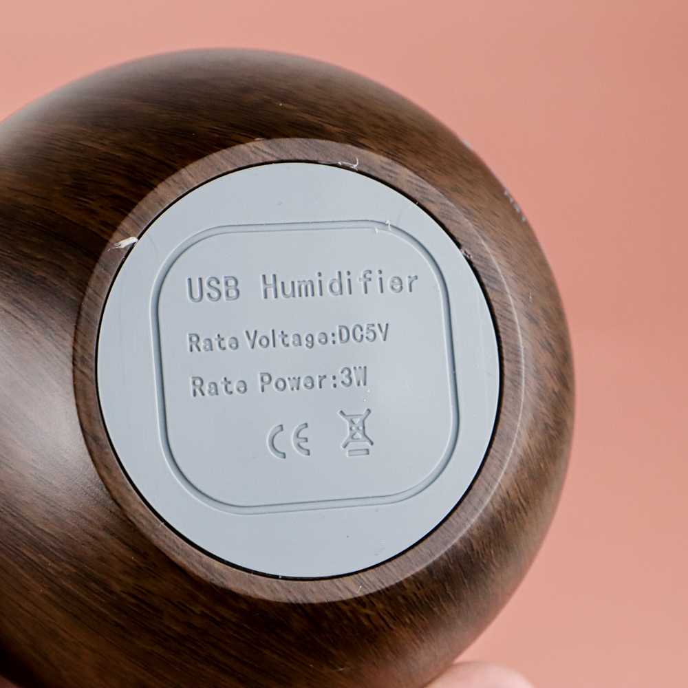 Taffware Humidifier Aromatherapy Pengharum Ruangan  Oil Diffuser Wood Desain Kayu 130ml HUMI H41