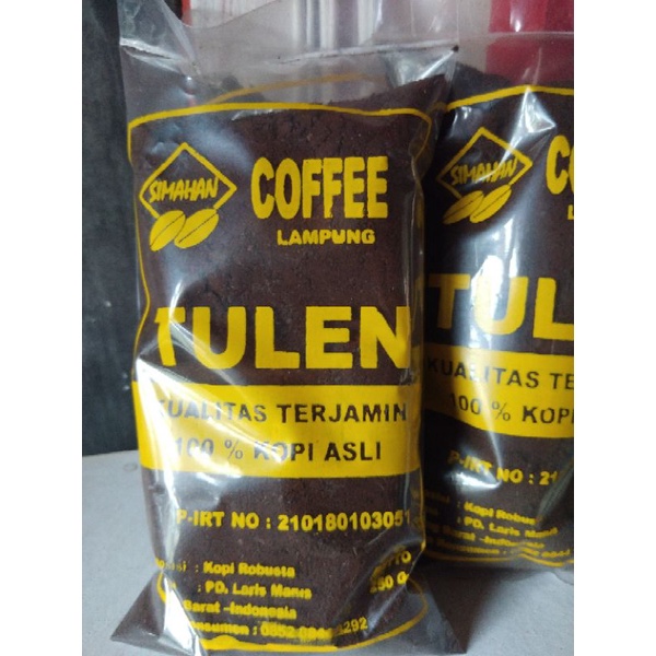 

BUBUK KOPI TULEN ROBUSTA 100% ASLI LAMPUNG BARAT