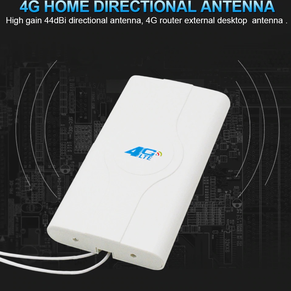 Oserjep MIMO External Antena 3G 4G LTE Dual SMA 700-2600mhz 88dBi - LF-ANT4G01 - White