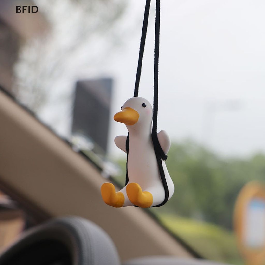 [BFID] Aksesoris Mobil Anime Lucu Ayunan Bebek Liontin Kaca Spion Otomatis Ornamen [ID]