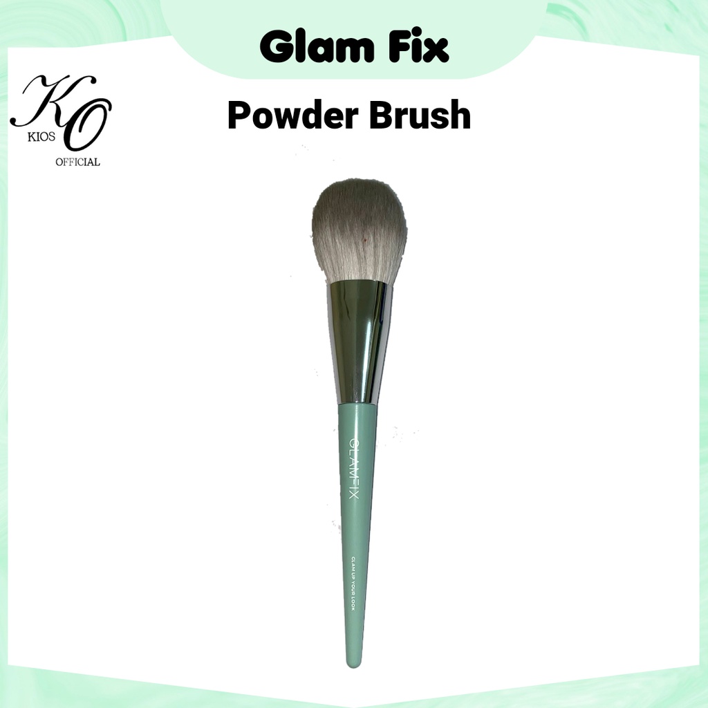 Glam Fix Flawless Powder Brush | Countour Brush | Fan Brush | Highlighter Brush | Eyebrow Brush | Eyeshadow Blending Brush