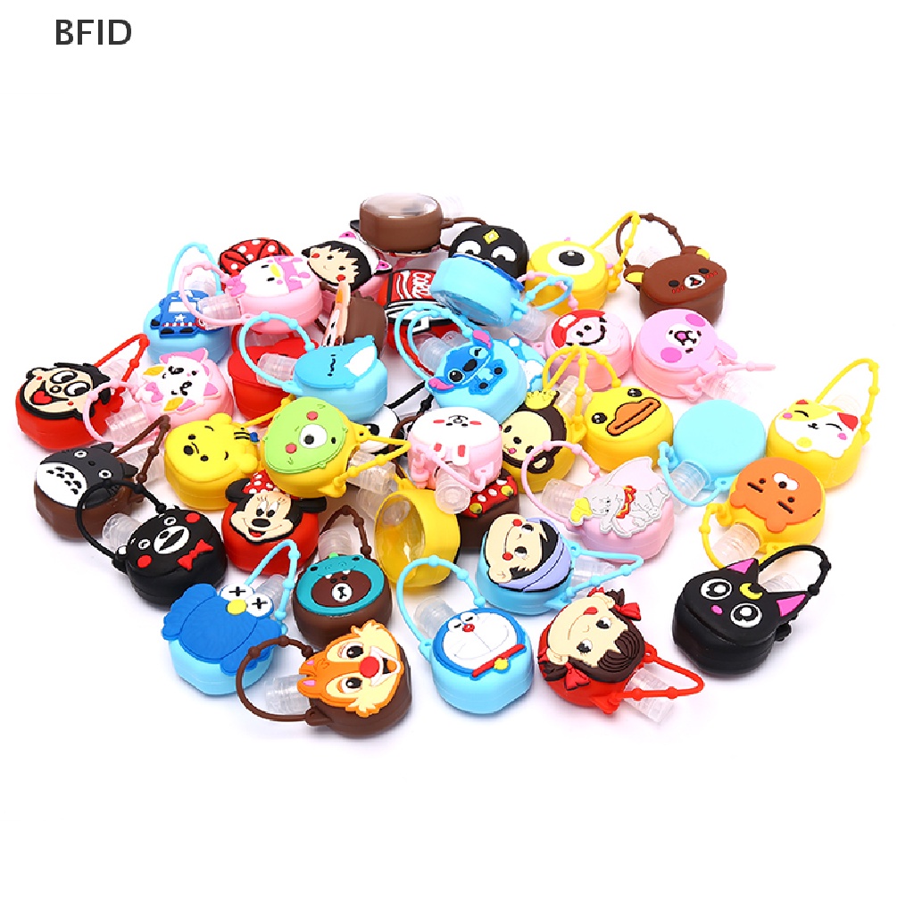 [BFID] 30ml Lucu Imut Carton Hand Sanitizer Shower Lotion Holder Botol Bulat Kosong [ID]