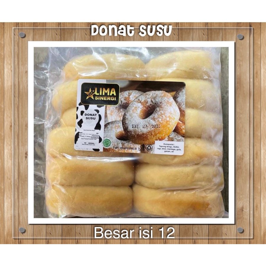 

Bintang Lima Sinergi Donat Susu Besar isi 12