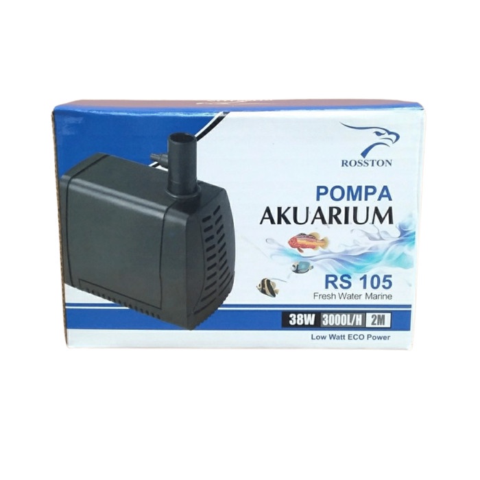 Rosston 105 Rs-105 Wp 105 Pompa Aquarium Pompa Kolam Pompa Hidroponik