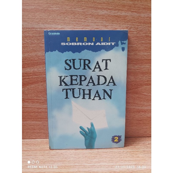 Buku Surat Kepada Tuhan Memoar Sabron Aidit 2