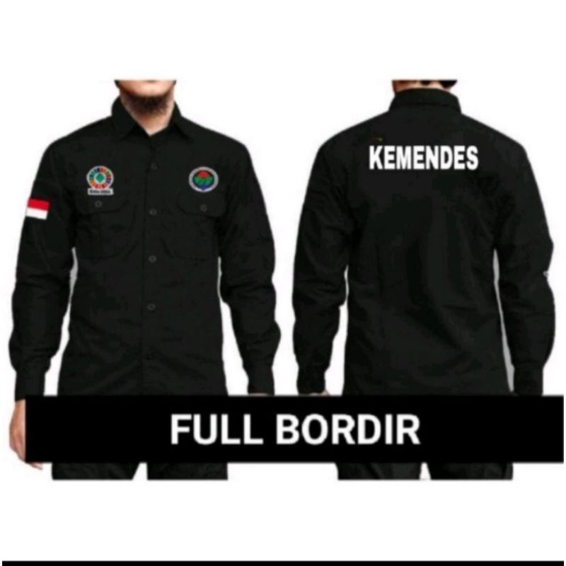 BAJU KEMENDES KEMEJA KEMENDES PAKAIAN DINAS SERAGAM KEMENDES PAKAIAN KERJA