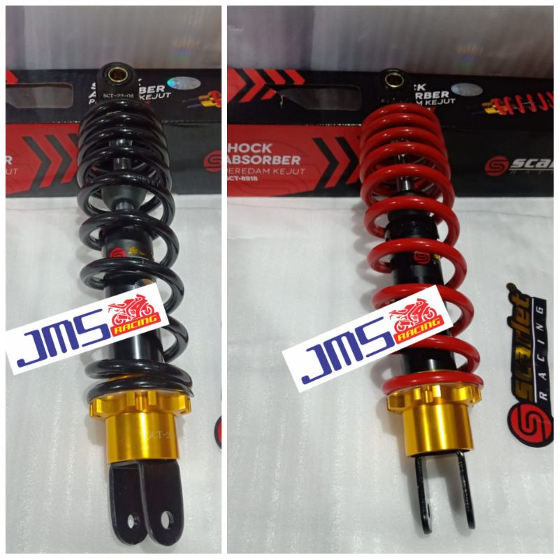 shock breaker scarlet racing matic 310/330mm Mio beat vario125/150 miom3 soulgt xeon beat street genio scoopy mio soul mioj lexi