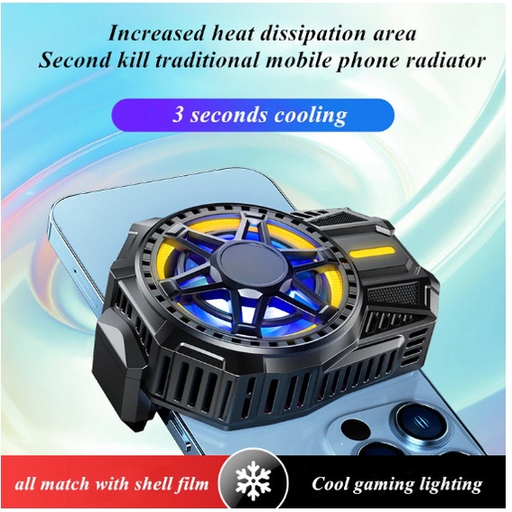 SL01 Mobile Radiator Cooling Kipas Pendingin Hp Semiconductor refrigeration Cooling artifact Multi Color Phone Cooler Cooling fan codm pubg