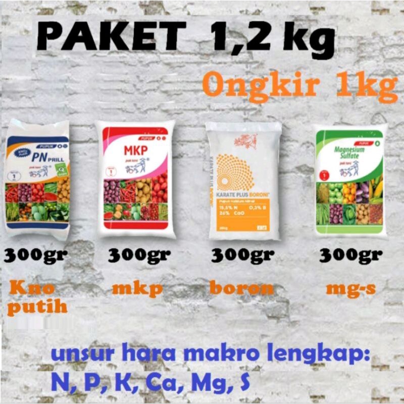 Booster bunga buah Anggur dsb, Pupuk MKP, KN03, BORON, Magnesium