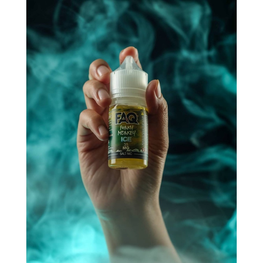 NEW EJM LIQUID FAQ FUNKY MONKEY ICE SALTNIC 30ML 35MG