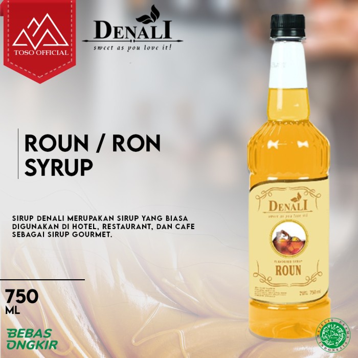 

DENALI SIRUP FLAVOUR RUM 750ML SYRUP