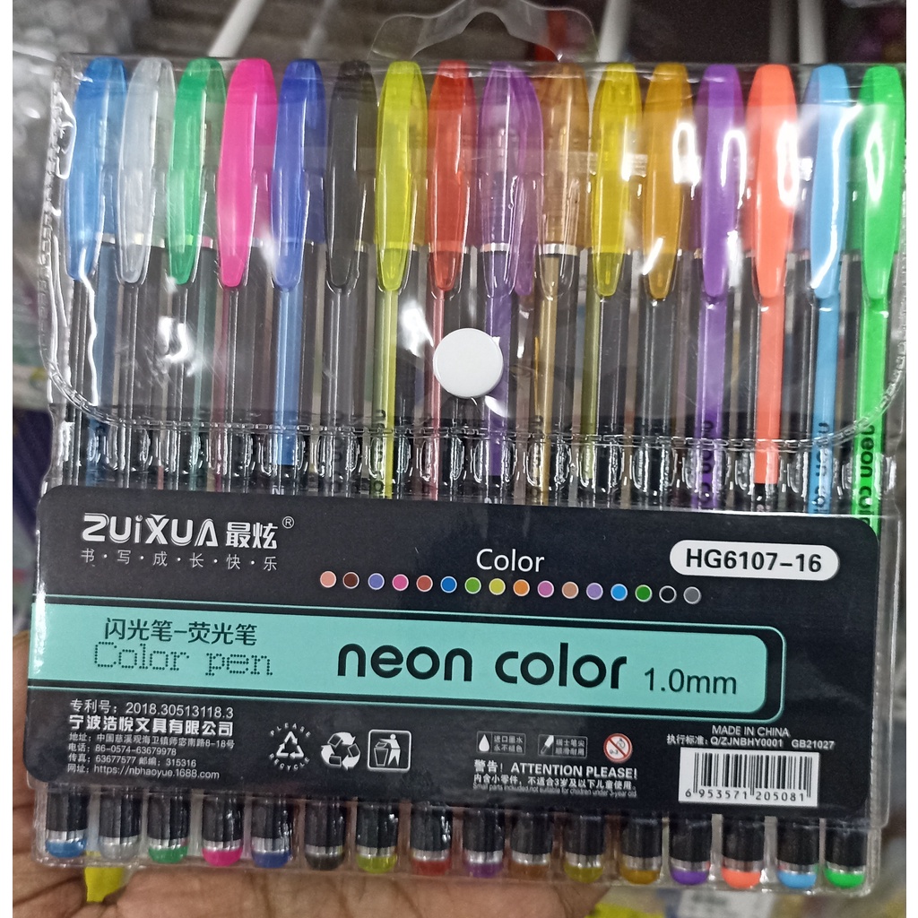 

PASTEL PEN NEON COLOR 1.0 MM 16 PCS 9087350