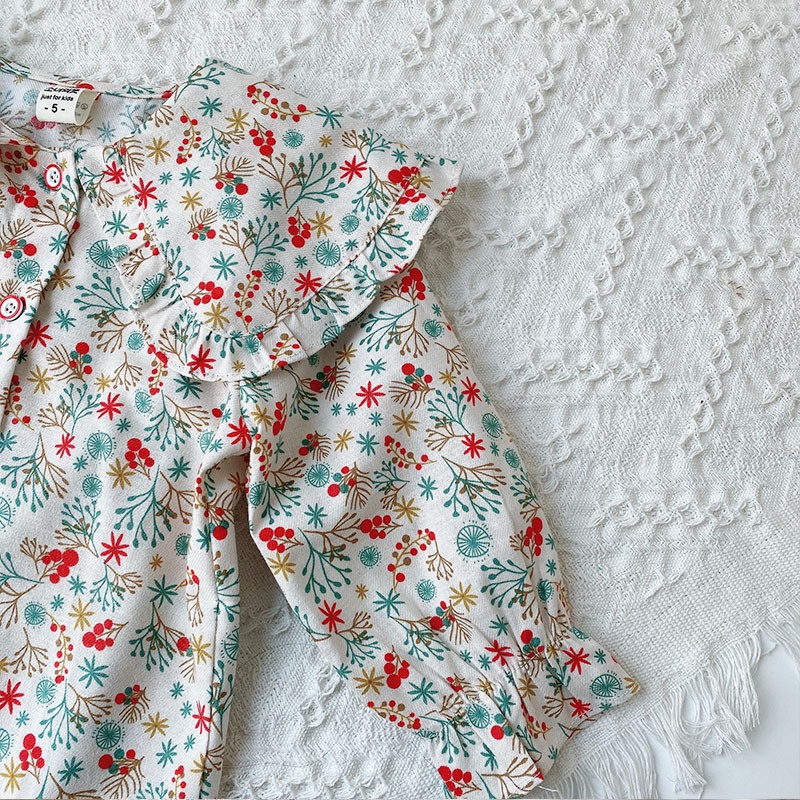 CHUBBI 17 Setelan Set Anak Perempuan Flower + Jeans Lis