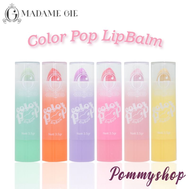 Madame Gie Color Pop Lip Balm Fruity Series