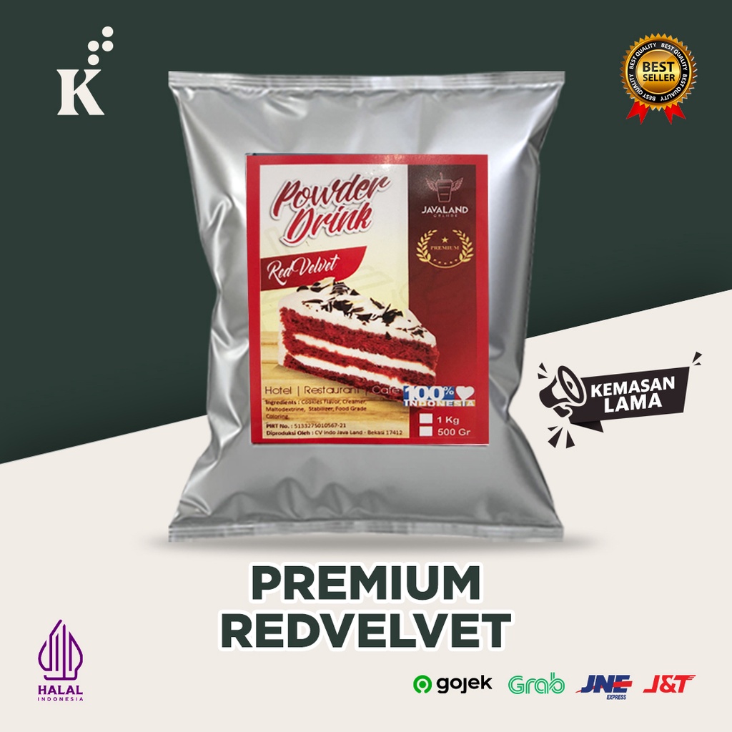 Bubuk Minuman Premium Red Velvet Javaland Grande 1kg