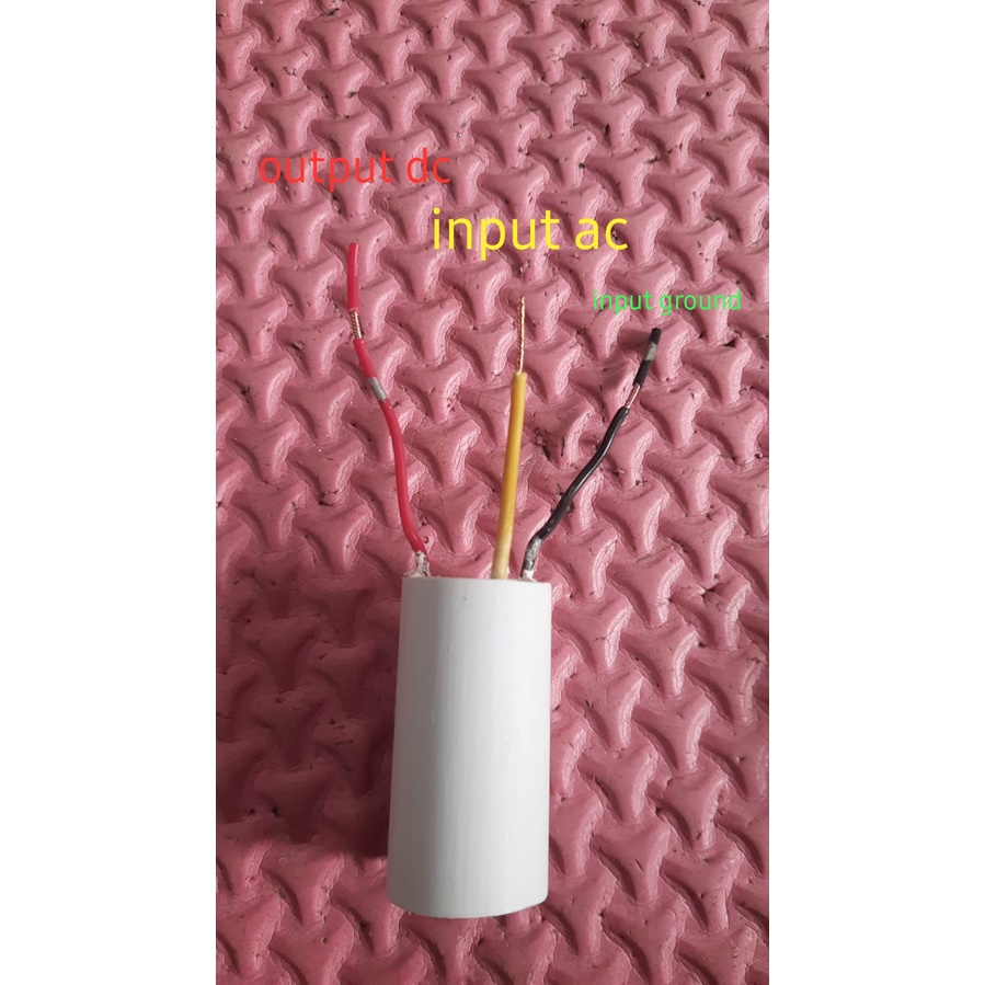 converter motor fullwave lampu led/bohlam ac to dc/dc to dc 12v-15v