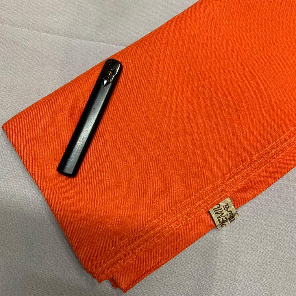kerudung jilbab / hijab segi empat bahan PARIS VOAL PREMIUM warna orange shopee / pks