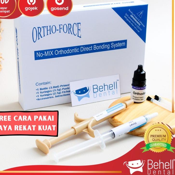 Terbaik [ORIGINAL] LEM BEHEL BRACKET ORTHO FORCE MINI NON TANPA LASER NOMIX ORTHOFORCE ORTHODONTIC N