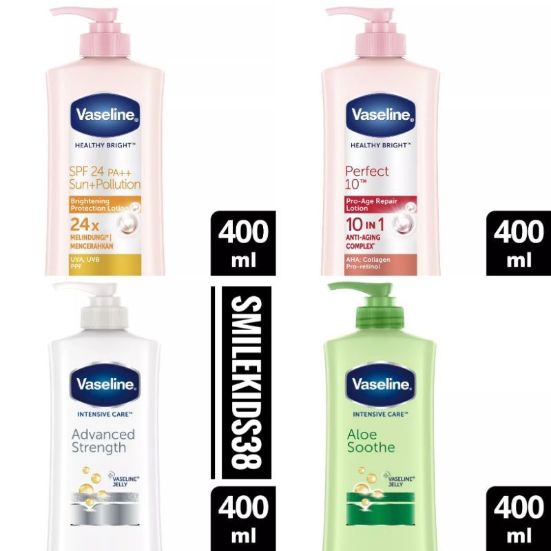ORI - Vaseline Hand Body Lotion Healty Bright All Variant 400 ml