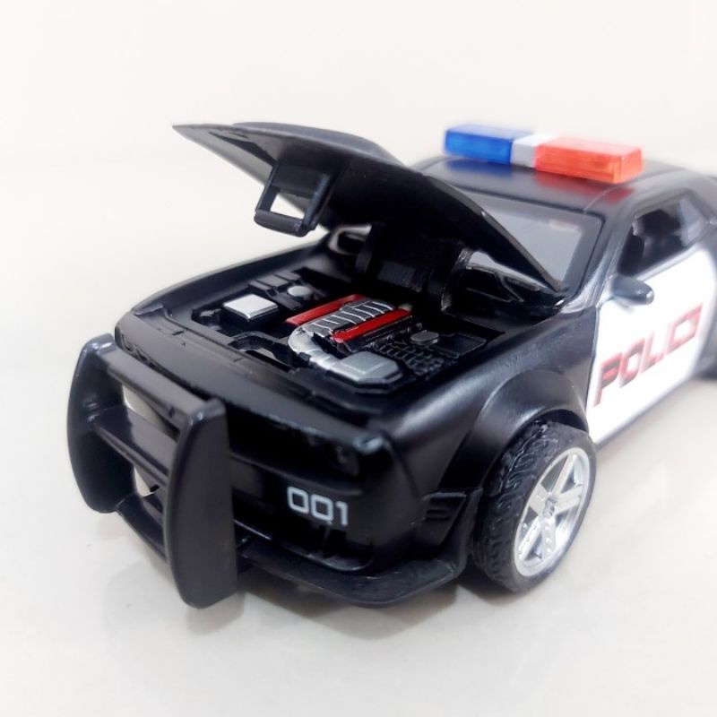 Diecast Mobil Sedan Polisi 911 Alloy - Mainan Koleksi Miniatur Police Car Anak Dewasa