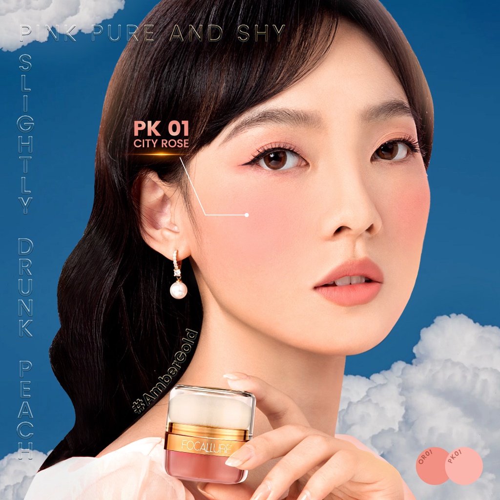 FOCALLURE Instant Retouch Setting Powder &amp; Blusher / Oil Control Setting Powder &amp; Blusher Powder