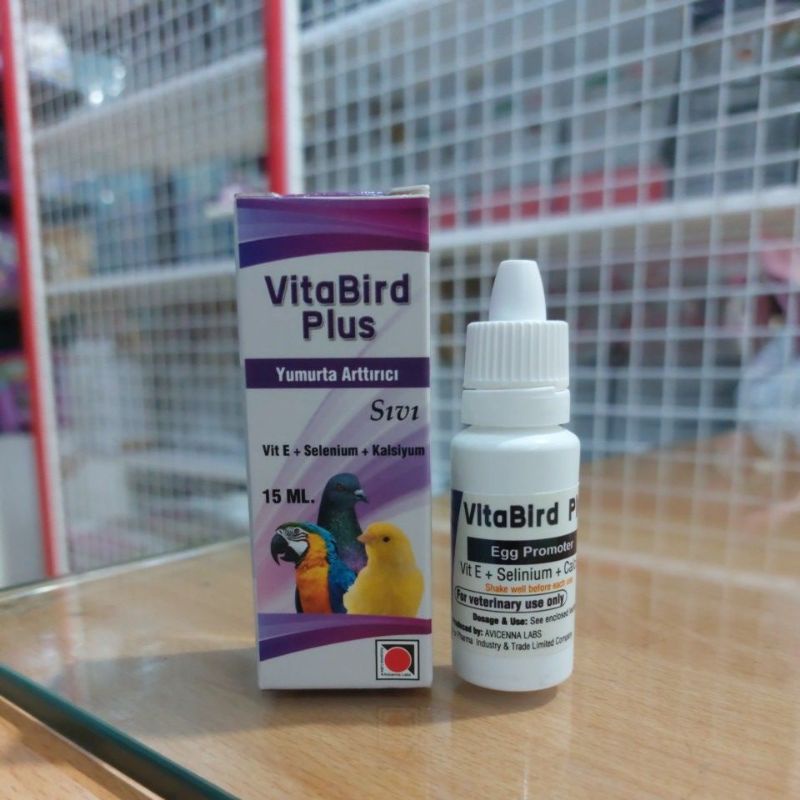 Vita Bird Plus Egg Promotor 15 ml Vitamin Burung Stamina Sexual/Sperma Bird Betina & Jantan